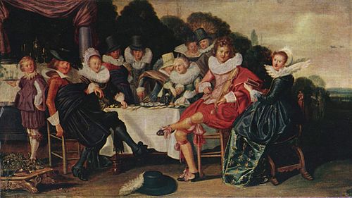 Merry Company in a Garden, 1621, Dirck Hals