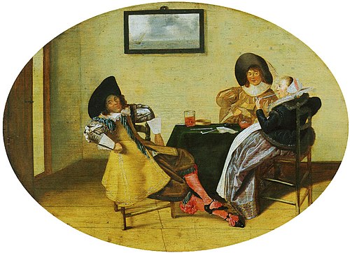 Merry Company in an Interior, 1625, Dirck Hals