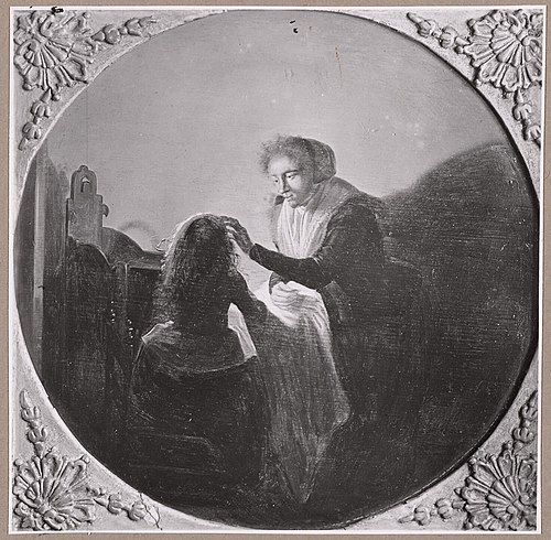 Mother and child in an interior, 1633, Dirck Hals