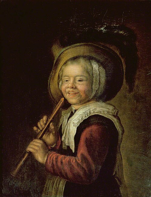Girl with a Recorder, 1650, Jan Miense Molenaer