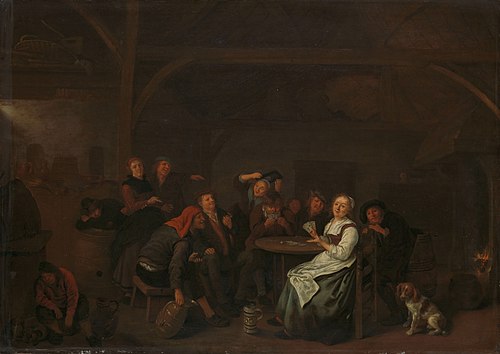 Cheating at cards, 1650, Jan Miense Molenaer
