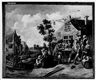 Peasants near a tavern, 1630, Jan Miense Molenaer