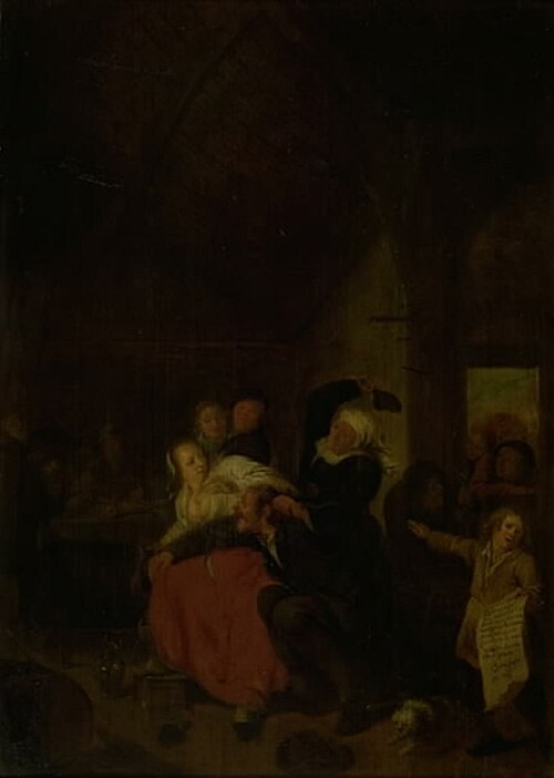 The Jealous Wife, 1650, Jan Miense Molenaer