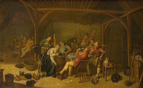 The Bean King is Drinking, 1646, Jan Miense Molenaer