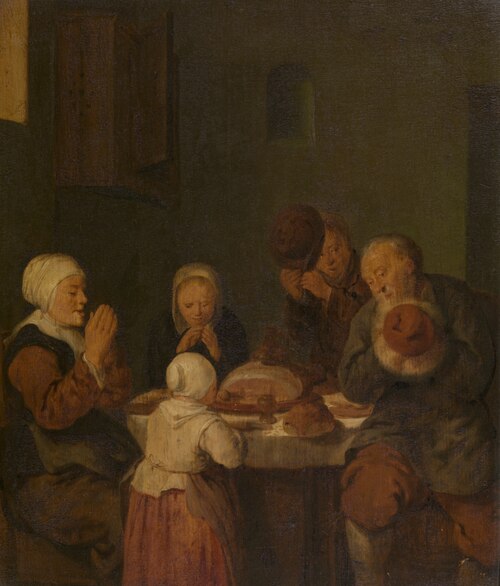 Saying Grace, , Jan Miense Molenaer