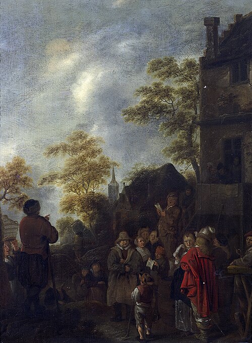 Dorpsomroeper, 1649, Jan Miense Molenaer