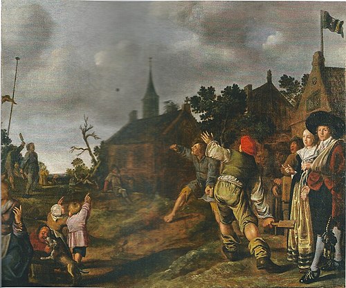 The Ball Players, 1631, Jan Miense Molenaer