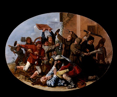 Battle Between Carnival and Lent, 1633, Jan Miense Molenaer