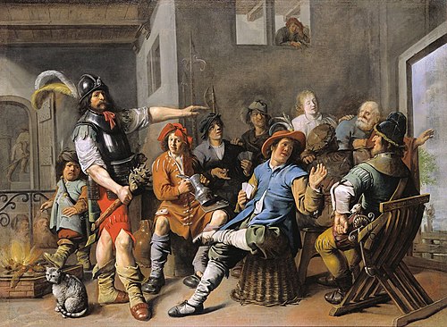The Denial of Saint Peter, 1633, Jan Miense Molenaer