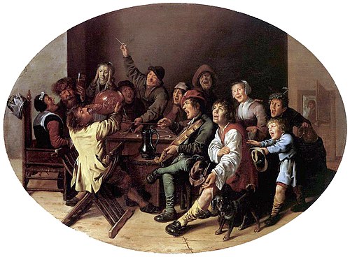 The King Drinks, 1637, Jan Miense Molenaer