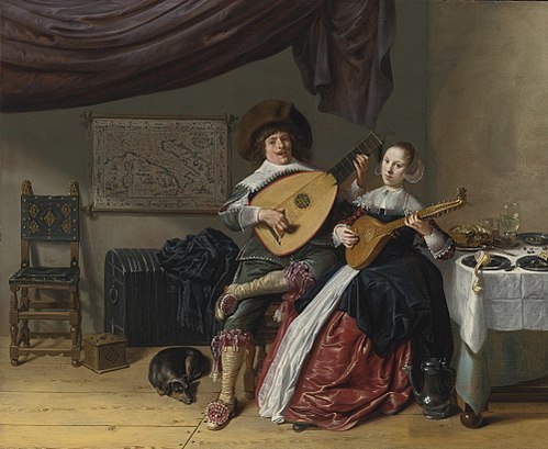 Self-Portrait with Judith Leyster: Duet, 1635, Jan Miense Molenaer