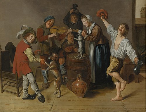 Children Playing and Merrymaking, 1635, Jan Miense Molenaer