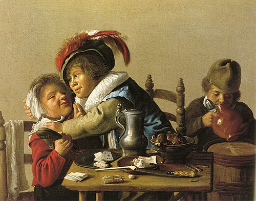 Three Children at a Table, 1629, Jan Miense Molenaer