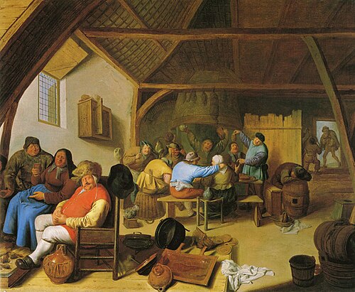 The Fat Kitchen, 1637, Jan Miense Molenaer