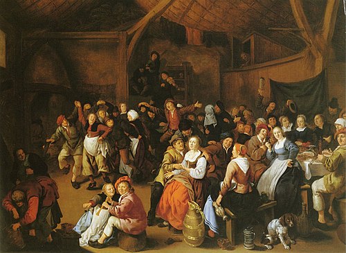 Peasant Wedding Feast, 1660, Jan Miense Molenaer