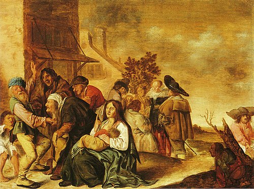 Gypsies in a Village, 1635, Jan Miense Molenaer