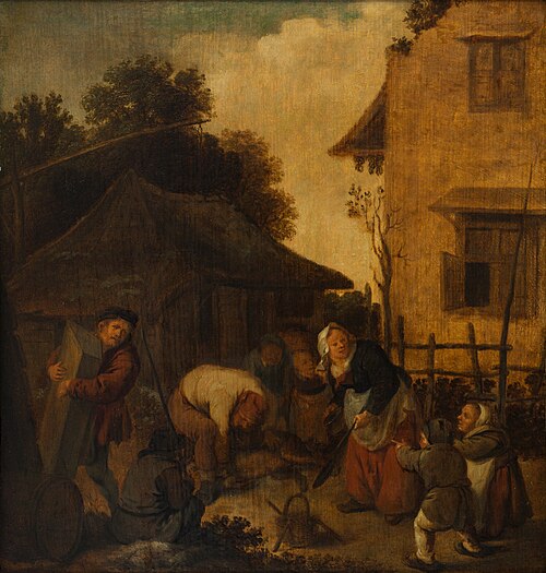 The Pig Slaughtering, , Jan Miense Molenaer