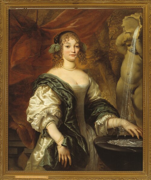 Portrait of an woman, probably Alida van Berckel (....-....), 1674, Jan de Baen