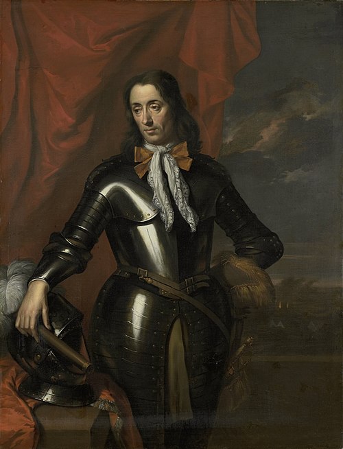 Portrait of Isaac de l'Ostal de Saint-Martin (ca 1629-96), governor of the Dutch East Indies and com, 1676, Jan de Baen