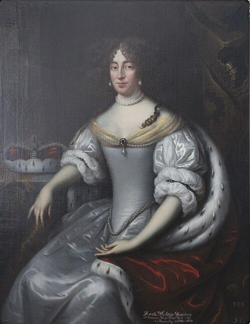 Portrait of Dorothea Sophie von Schleswig-Holstein-Sonderburg-Glücksburg, 1675, Jan de Baen