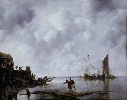 Fishing Boats in a Calm, 1651, Jan van de Cappelle