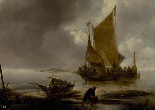 Seascape, , Jan van de Cappelle
