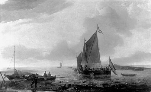 Calm Sea, 1655, Jan van de Cappelle