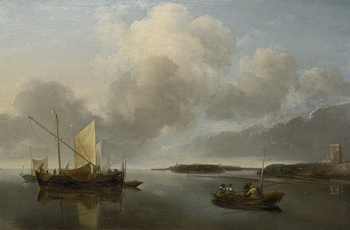 Mer calme, 1655, Jan van de Cappelle