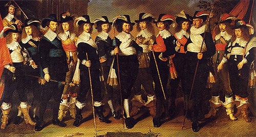 Officieren van de schutterij o.l.v. kolonel Harmanus Herbertsz., 1644, Wouter Crabeth II
