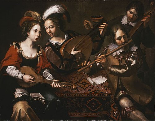 Company Making Music, 1635, Wouter Crabeth II