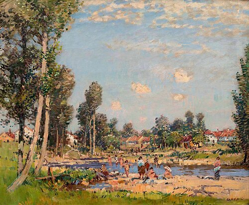 By the water, 1925, Stanislav Lolek