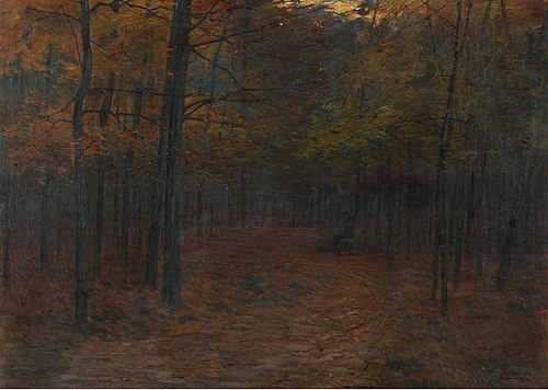Sadness in the forest, 1906, Stanislav Lolek
