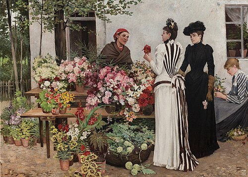 Kwiaciarki, 1897, Stanisław Bergman