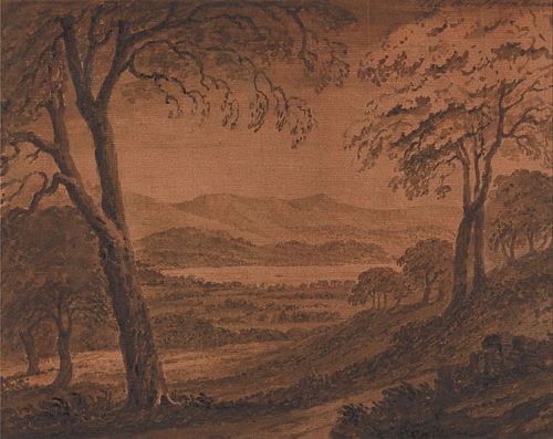 Lake Morat from Avenches, 1780, Mary Harcourt