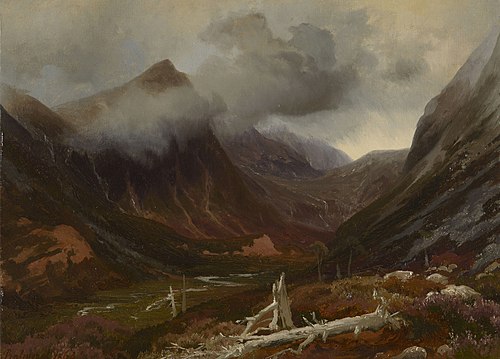 A View in Glen Derry (?), 1864, August Becker