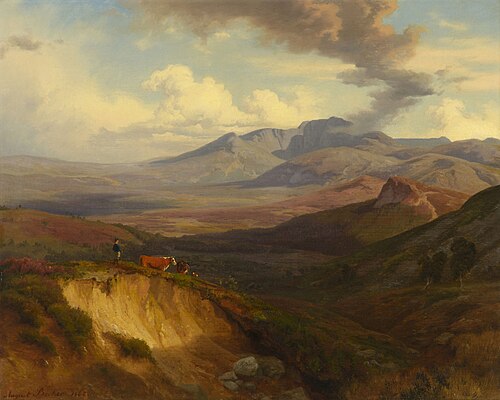 Glen Gelder and Lochnagar, 1865, August Becker