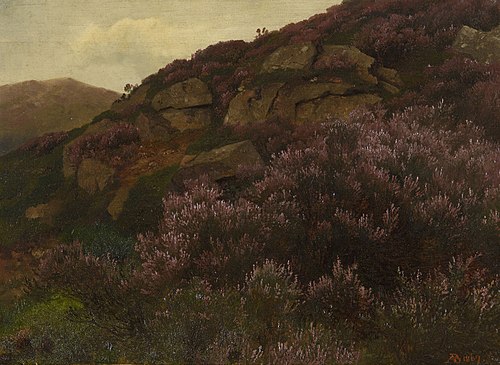 Heather on Craig Gowan, 1867, August Becker