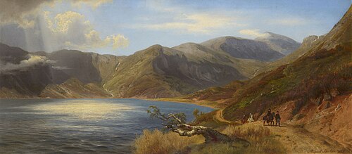 Loch Muick, 1865, August Becker