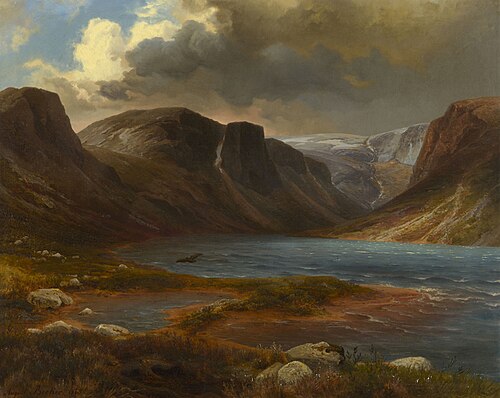 Loch Avon, 1865, August Becker