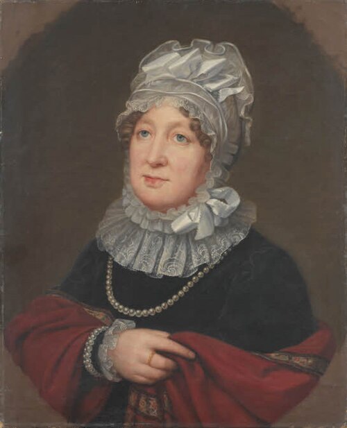 Portrait of Wilhelmine Caroline von Hessen-Kassel, 1818, August von der Embde