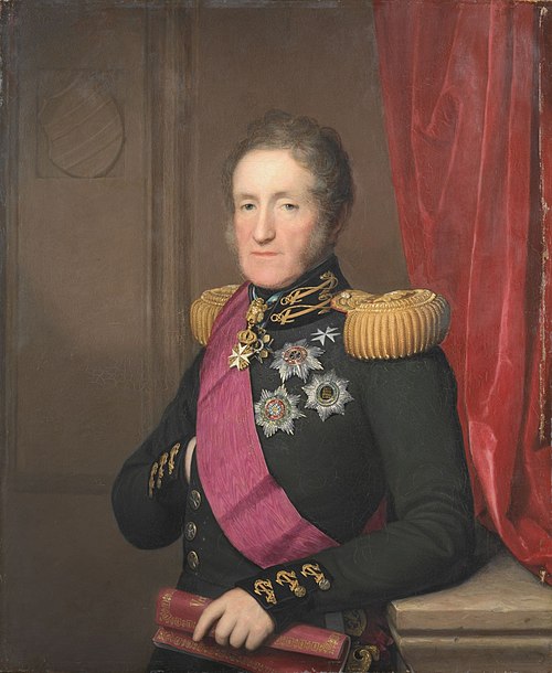 Portrait of Heinrich Ferdinand Graf zu Isenburg-Philippseich, 1832, August von der Embde