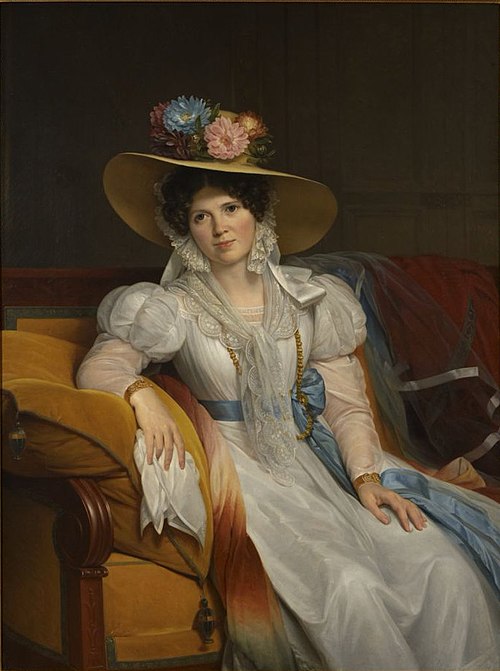Porträt der Mme Casimir Perier, born Pauline Loyer (1788-1861), 1831, Louis Hersent