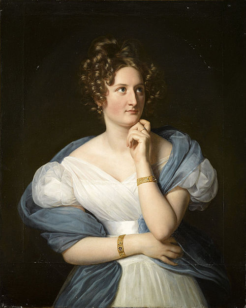 Delphine Gay (1804-1855), 1824, Louis Hersent