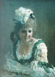 Head of a woman, 1889, August Holmberg