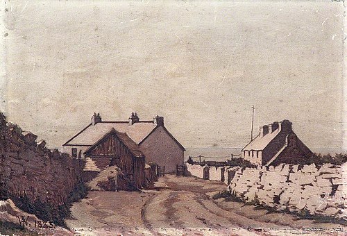 Road to Worm's Head Cottage, Gower, 1885, John Crawford