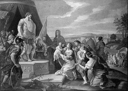 Coriolan ved Roms belejring, 1714, Hendrick Krock