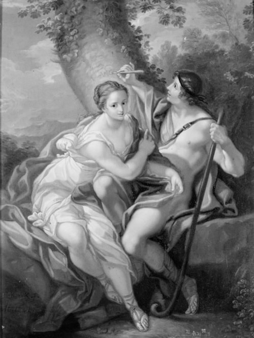 Medos og Angelica, 1701, Hendrick Krock