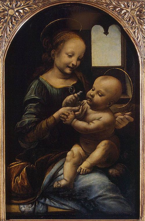 Madonna Benois, 1480, Léonard de Vinci