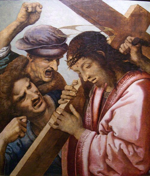 Christ Carrying the Cross, , Léonard de Vinci