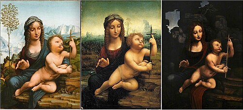 La Madone aux fuseaux, 1501, Léonard de Vinci
